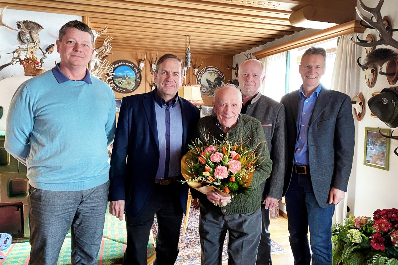 Ein Gärtner wird 100